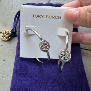 Tory Burch logo hoops (NWT)